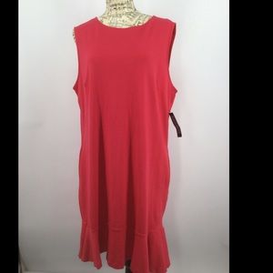 New York & Co XL Pink Midi Summer Dress